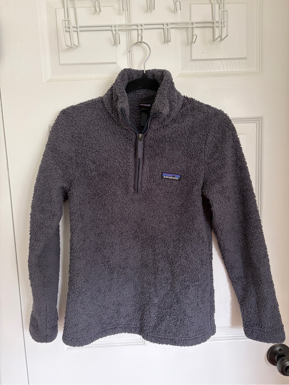 Patagonia Navy Sherpa Fleece Jacket